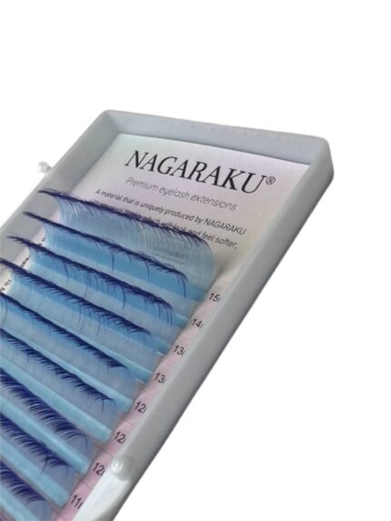 Вії Nagaraku омбре mix 0.07 С 7-15 мм БЛАКИТНИЙ-ФІОЛЕТОВИЙ