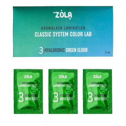 ZOLA Color Lab 03 Hyaluronic Green Elixir (Саше 1 x 1ml)