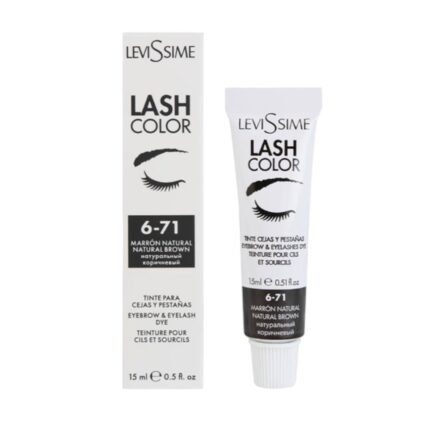 LeviSsime№6-71 фарба для брів та вій Natural Brown 15 мл