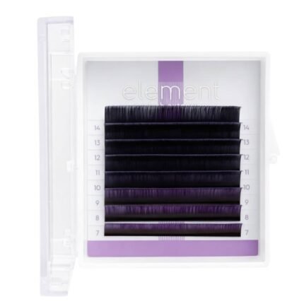 Вії ELEMENT OMBRE VIOLET mix -0,07 СC -7-14 мм -8 ліній