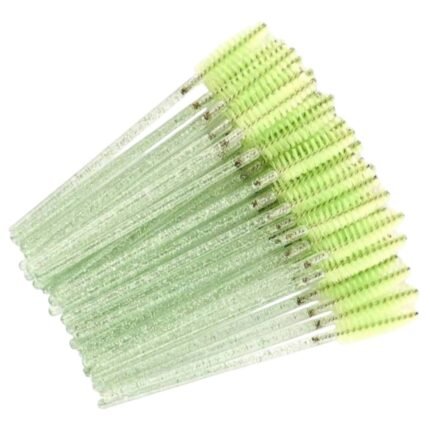 Щіточки з блискітками (САЛАТОВІ) (50ШТ)